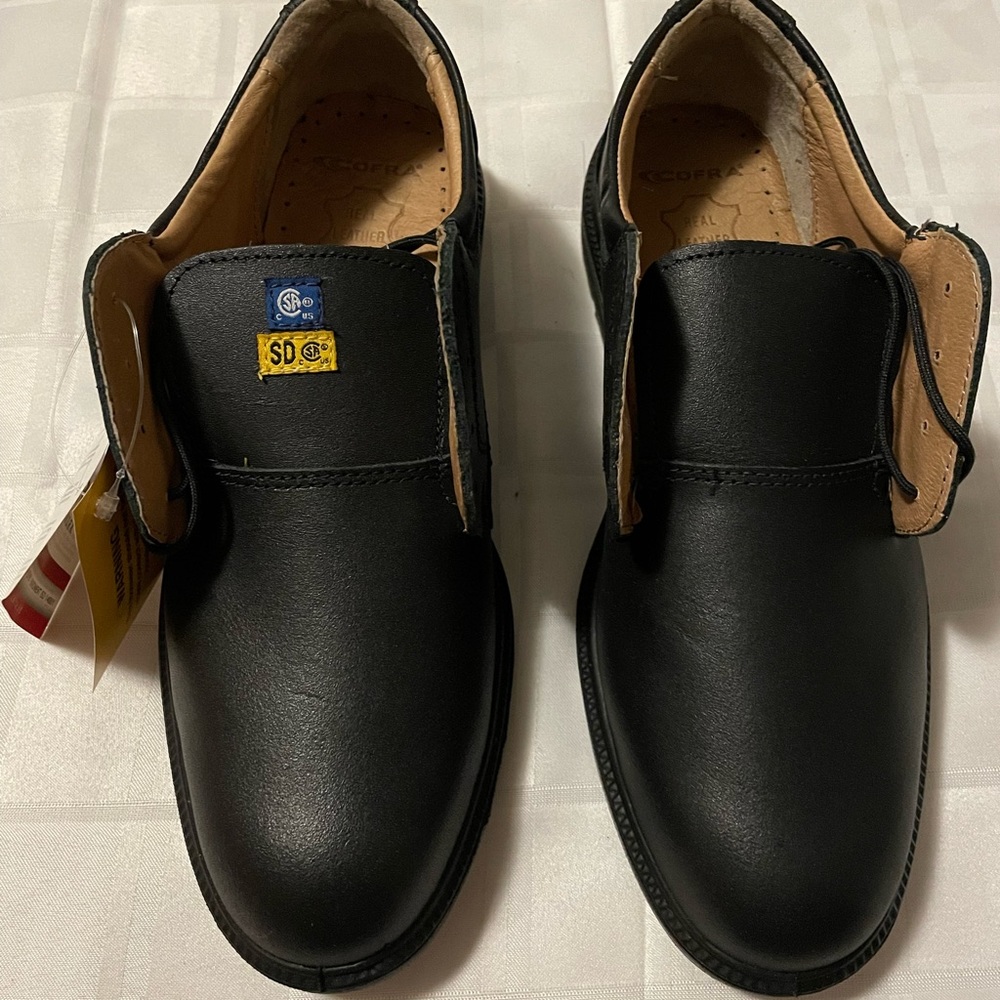 Cofra Safety shoes, W10, black real leather. CSA rated and ASTM F2413-11